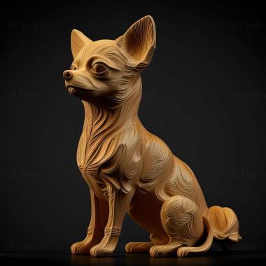 3D model Chihuahua dog (STL)